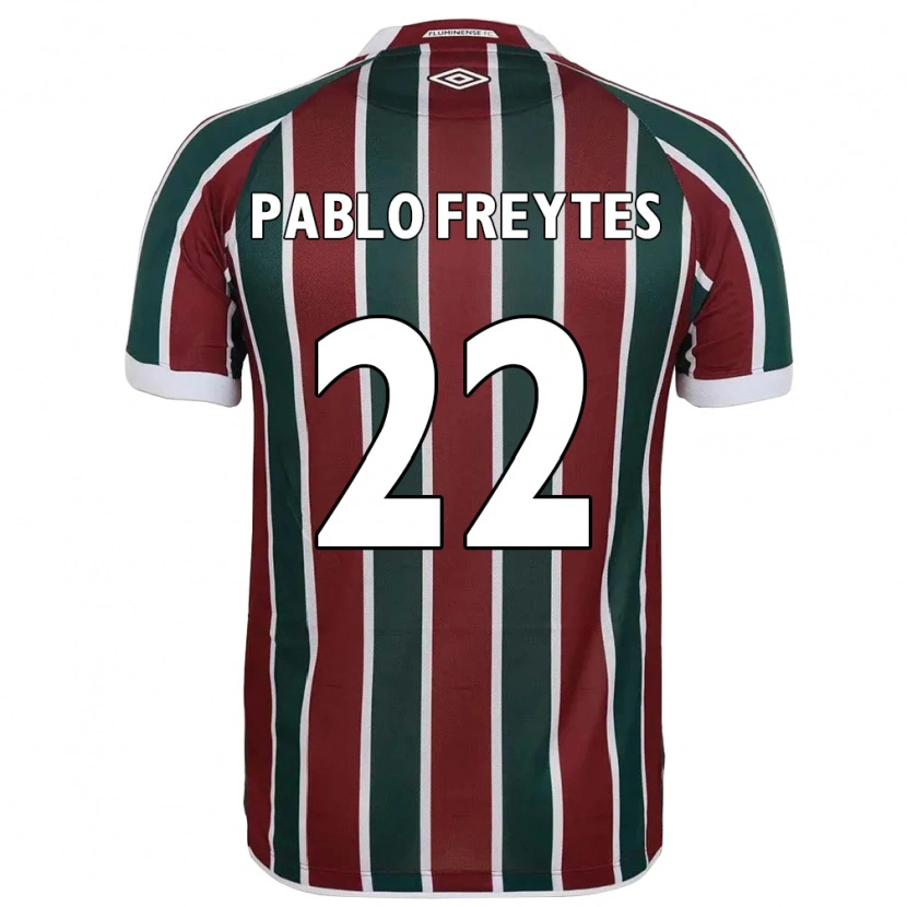 Danxen Kvinder Juan Pablo Freytes #22 Hvid Grøn Maroon Hjemmebane Spillertrøjer 2025/26 Trøje T-Shirt