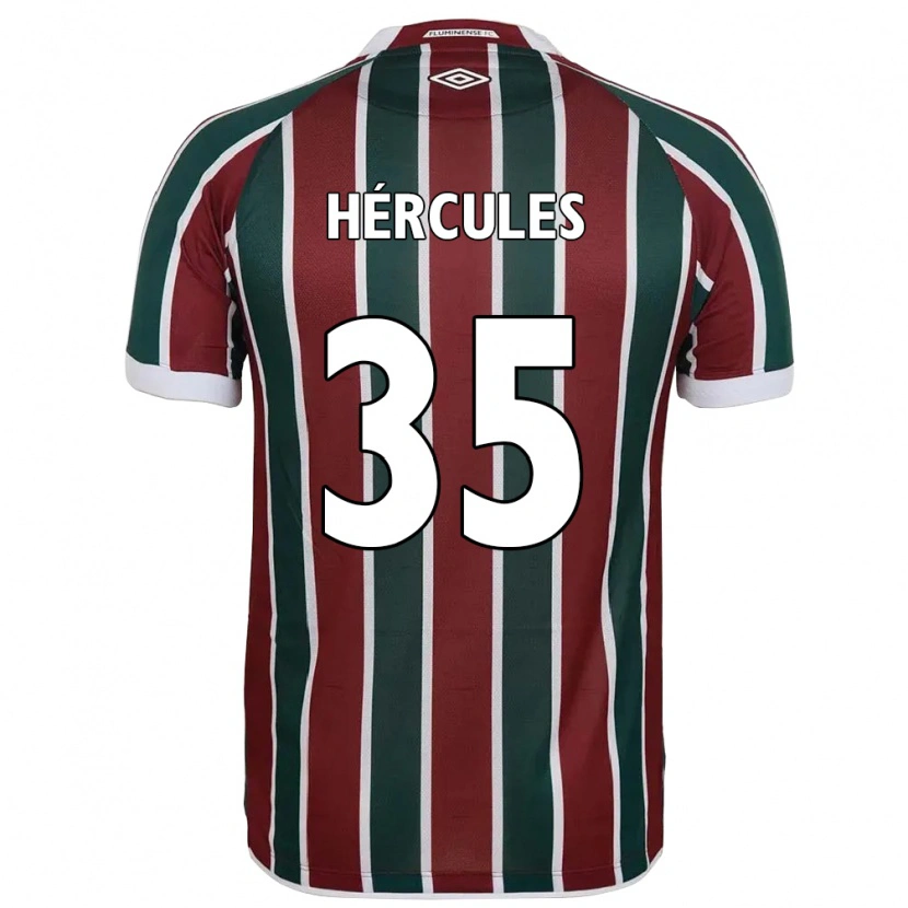Danxen Kvinder Hércules #35 Hvid Grøn Maroon Hjemmebane Spillertrøjer 2025/26 Trøje T-Shirt