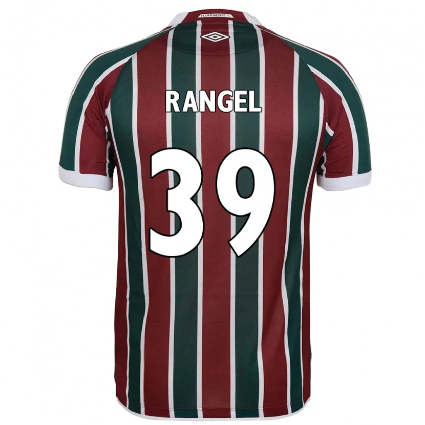 Danxen Kvinder Pedro Rangel #39 Hvid Grøn Maroon Hjemmebane Spillertrøjer 2025/26 Trøje T-Shirt