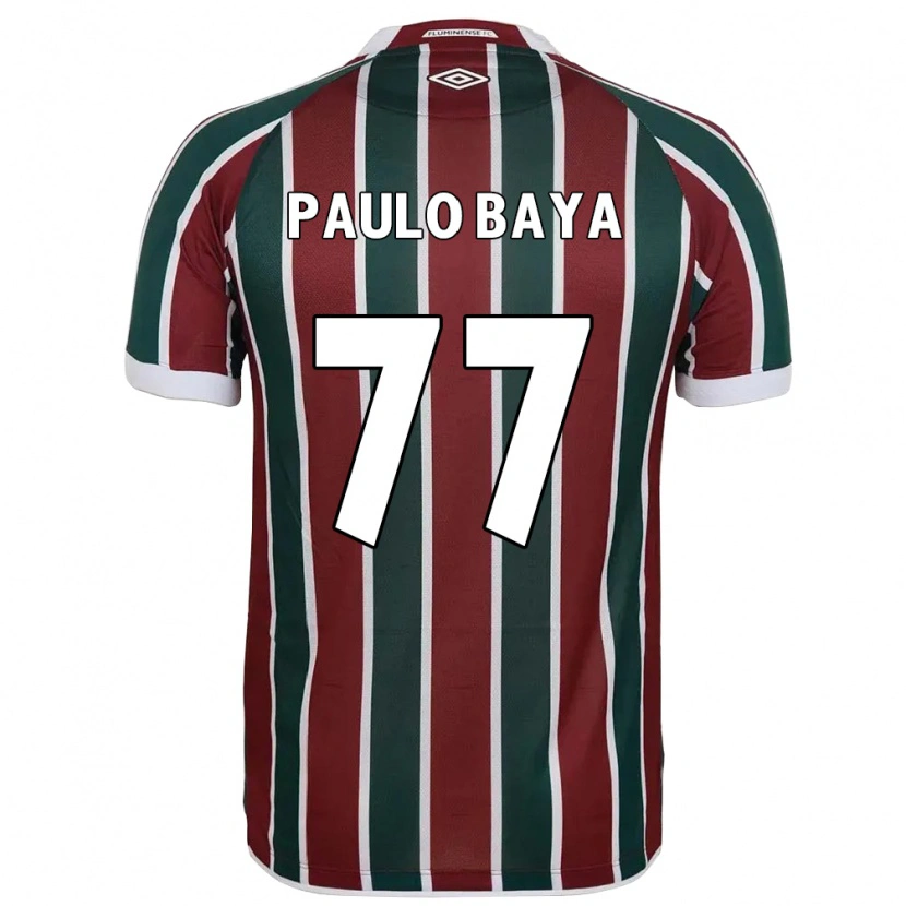 Danxen Kvinder Paulo Baya #77 Hvid Grøn Maroon Hjemmebane Spillertrøjer 2025/26 Trøje T-Shirt