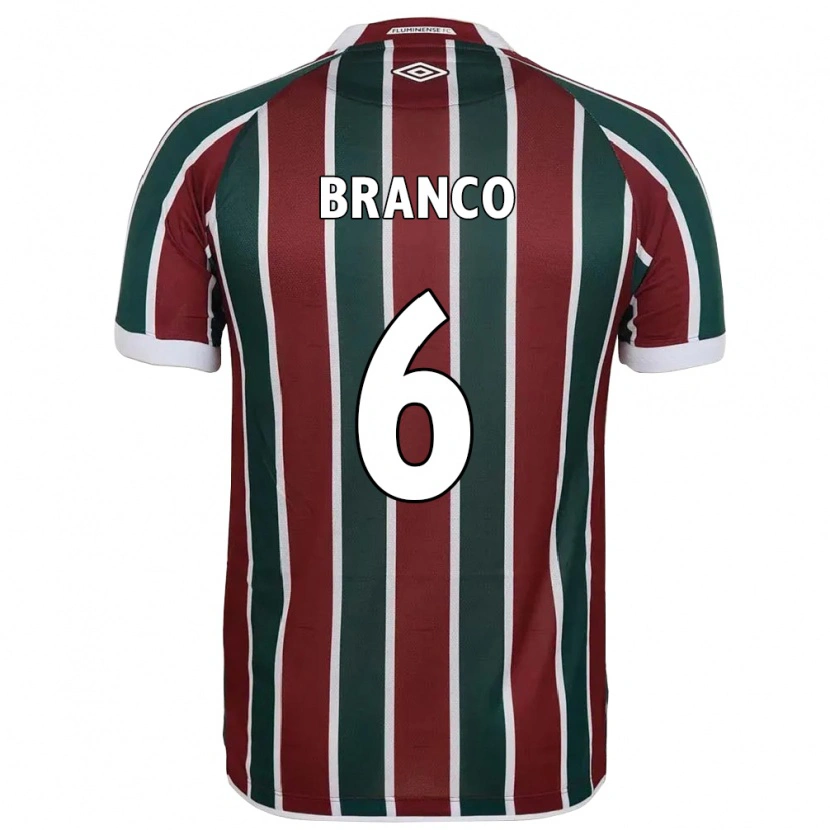 Danxen Kvinder Nath Branco #6 Hvid Grøn Maroon Hjemmebane Spillertrøjer 2025/26 Trøje T-Shirt