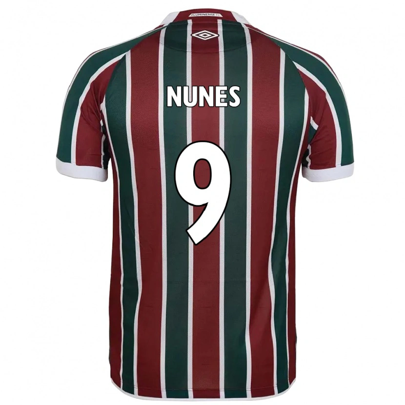 Danxen Kvinder Carla Nunes #9 Hvid Grøn Maroon Hjemmebane Spillertrøjer 2025/26 Trøje T-Shirt
