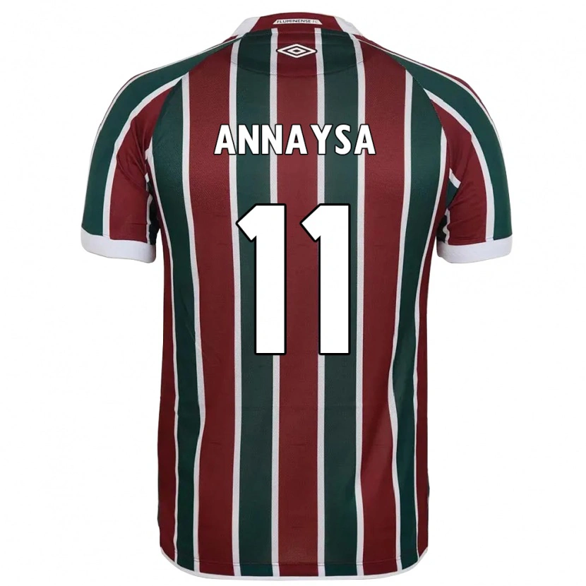 Danxen Kvinder Annaysa #11 Hvid Grøn Maroon Hjemmebane Spillertrøjer 2025/26 Trøje T-Shirt