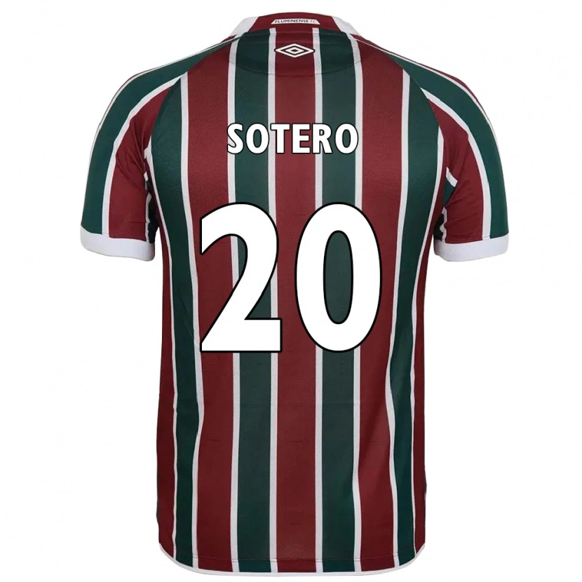 Danxen Kvinder Kamilla Sotero #20 Hvid Grøn Maroon Hjemmebane Spillertrøjer 2025/26 Trøje T-Shirt