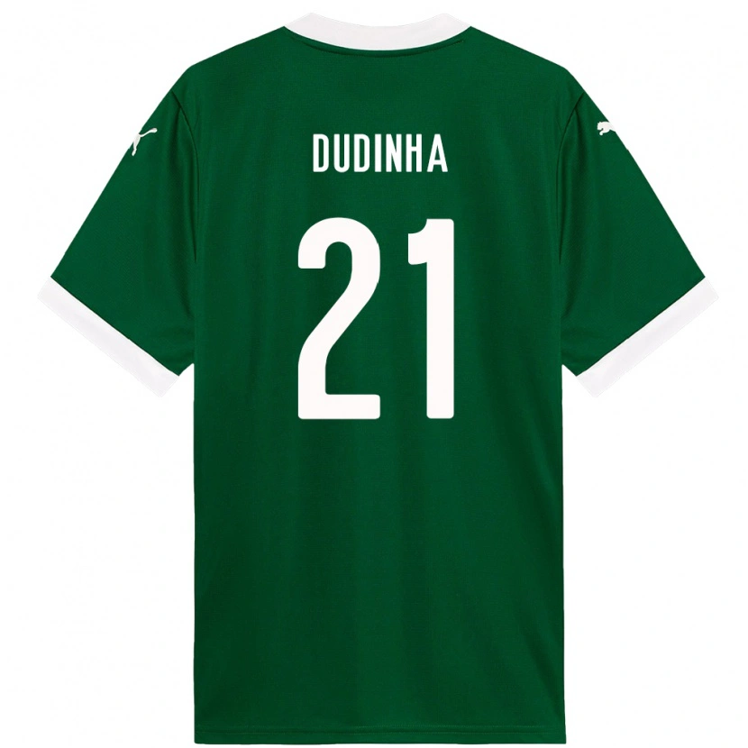 Danxen Kvinder Dudinha #21 Hvid Grøn Hjemmebane Spillertrøjer 2025/26 Trøje T-Shirt