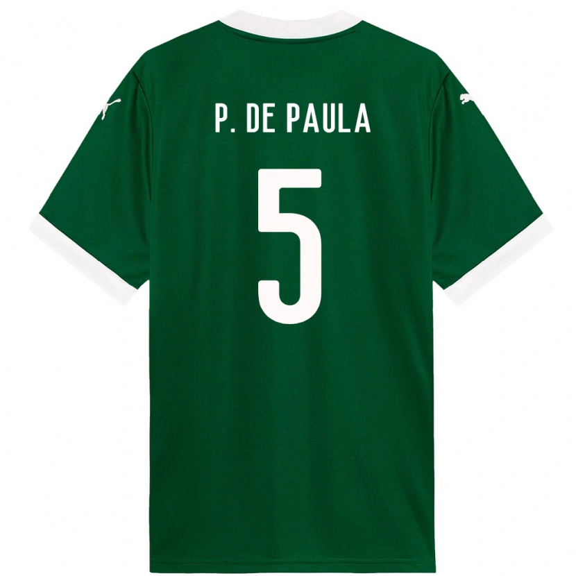 Danxen Kvinder Patrick De Paula #5 Hvid Grøn Hjemmebane Spillertrøjer 2025/26 Trøje T-Shirt