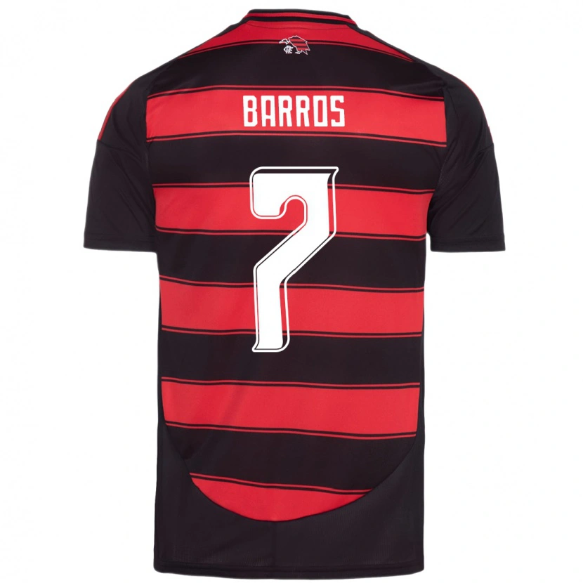 Danxen Kvinder Rafa Barros #7 Hvid Rød Hjemmebane Spillertrøjer 2025/26 Trøje T-Shirt