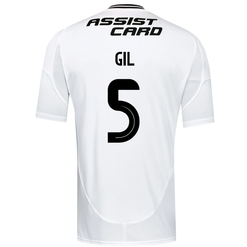 Danxen Kvinder Leonardo Gil #5 Sort Hvid Hjemmebane Spillertrøjer 2025/26 Trøje T-Shirt