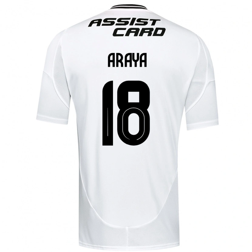 Danxen Kvinder Benjamín Araya #18 Sort Hvid Hjemmebane Spillertrøjer 2025/26 Trøje T-Shirt