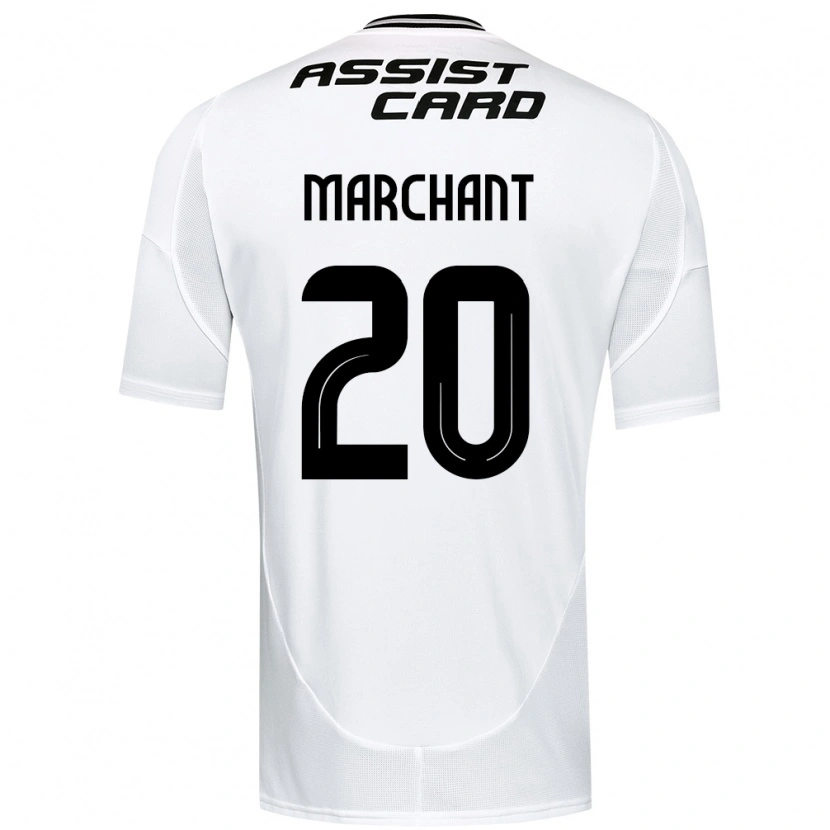 Danxen Kvinder Francisco Marchant #20 Sort Hvid Hjemmebane Spillertrøjer 2025/26 Trøje T-Shirt