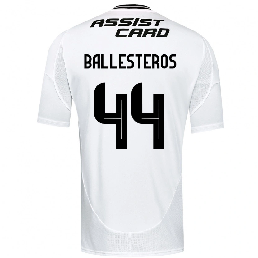 Danxen Kvinder Martín Ballesteros #44 Sort Hvid Hjemmebane Spillertrøjer 2025/26 Trøje T-Shirt