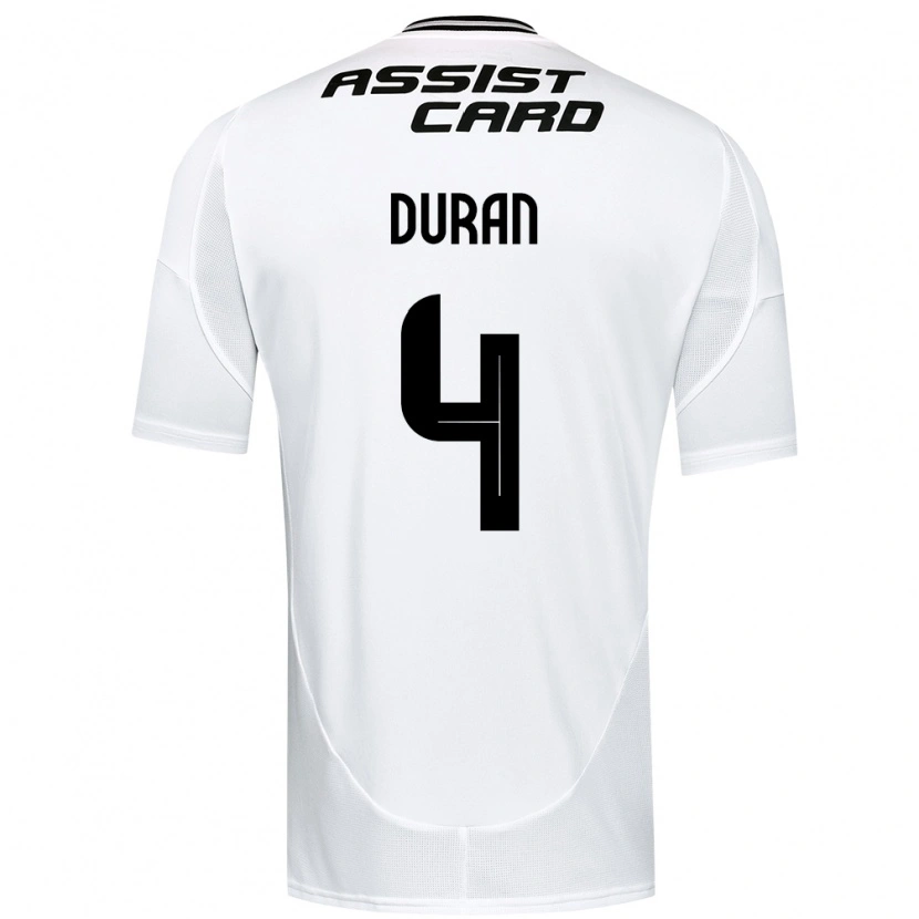 Danxen Kvinder Elisa Durán #4 Sort Hvid Hjemmebane Spillertrøjer 2025/26 Trøje T-Shirt