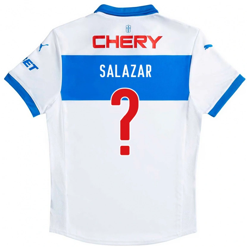 Danxen Kvinder David Salazar #0 Royal Blå Hvid Hjemmebane Spillertrøjer 2025/26 Trøje T-Shirt