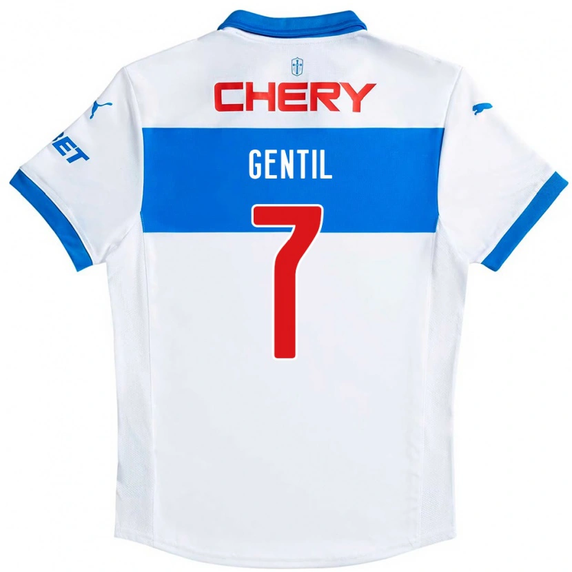 Danxen Kvinder Jader Gentil #7 Royal Blå Hvid Hjemmebane Spillertrøjer 2025/26 Trøje T-Shirt