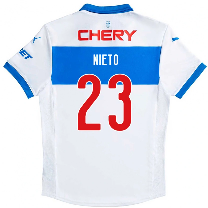 Danxen Kvinder Byron Nieto #23 Royal Blå Hvid Hjemmebane Spillertrøjer 2025/26 Trøje T-Shirt