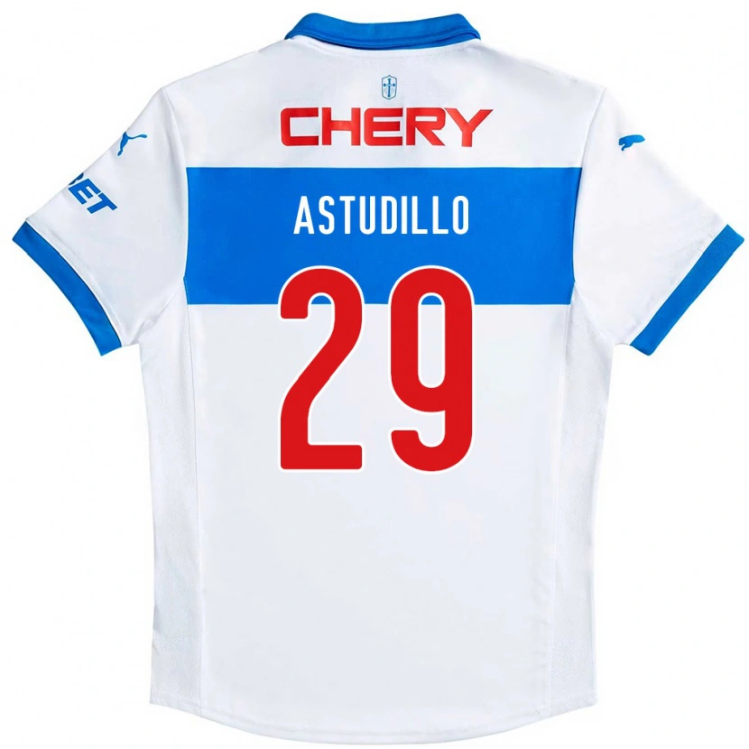 Danxen Kvinder Aaron Astudillo #29 Royal Blå Hvid Hjemmebane Spillertrøjer 2025/26 Trøje T-Shirt
