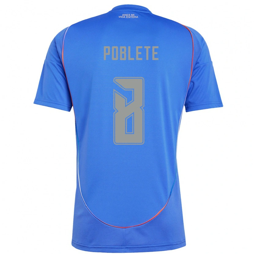 Danxen Kvinder Israel Poblete #8 Orange Rød Hjemmebane Spillertrøjer 2025/26 Trøje T-Shirt