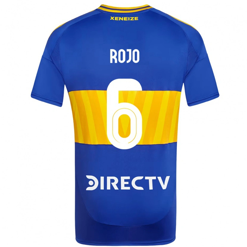 Danxen Kvinder Marcos Rojo #6 Hvid Blå Hjemmebane Spillertrøjer 2025/26 Trøje T-Shirt