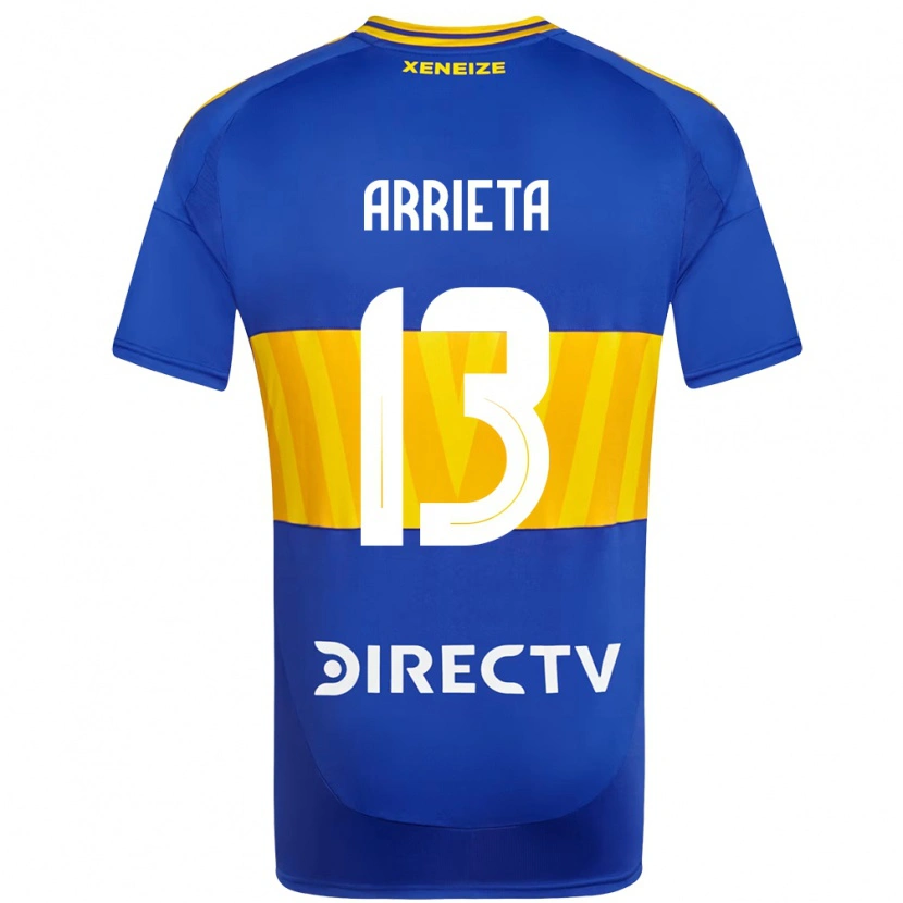 Danxen Kvinder Thomas Arrieta #13 Hvid Blå Hjemmebane Spillertrøjer 2025/26 Trøje T-Shirt