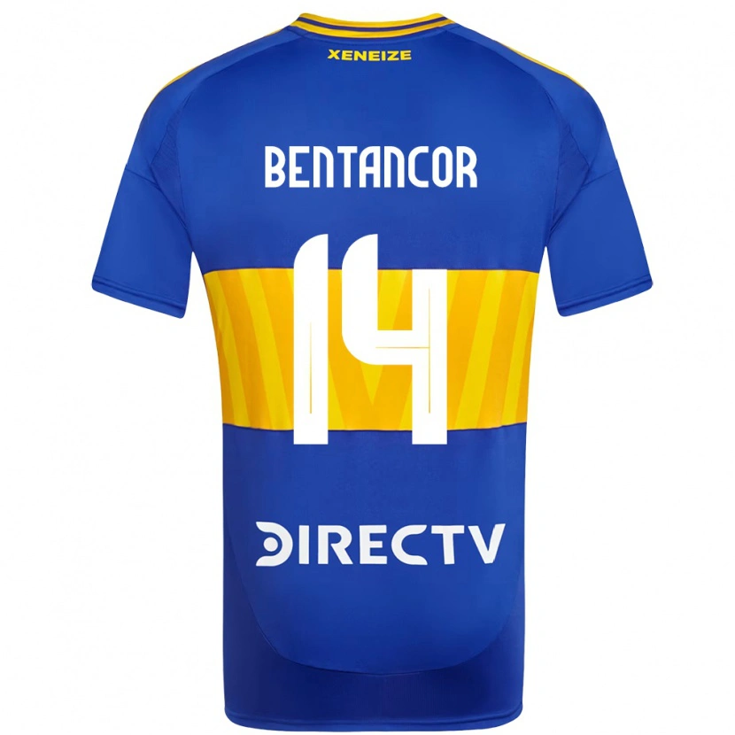 Danxen Kvinder Thomás Bentancor #14 Hvid Blå Hjemmebane Spillertrøjer 2025/26 Trøje T-Shirt