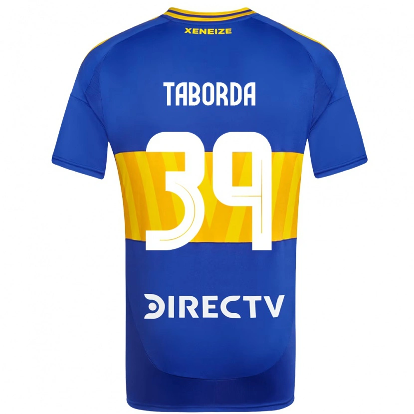Danxen Kvinder Vicente Taborda #39 Hvid Blå Hjemmebane Spillertrøjer 2025/26 Trøje T-Shirt