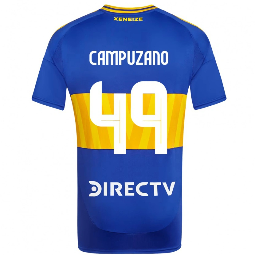 Danxen Kvinder Jorman Campuzano #49 Hvid Blå Hjemmebane Spillertrøjer 2025/26 Trøje T-Shirt