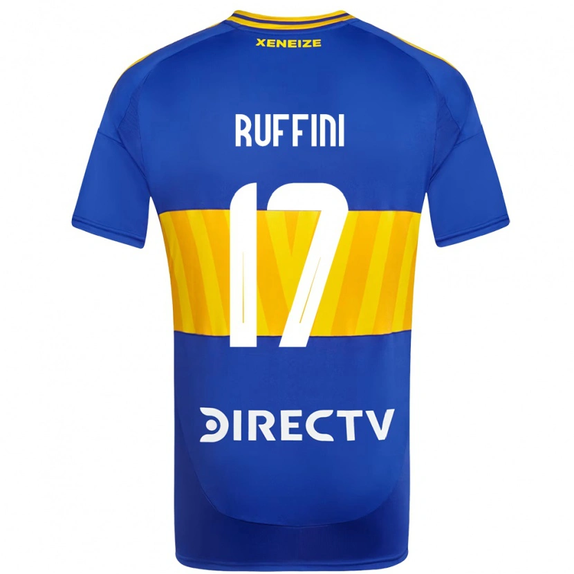 Danxen Kvinder Lola Ruffini #17 Hvid Blå Hjemmebane Spillertrøjer 2025/26 Trøje T-Shirt