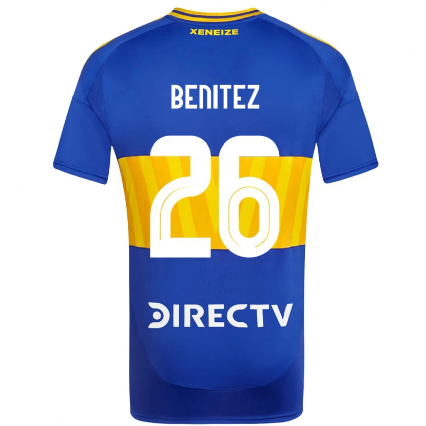 Danxen Kvinder Lorena Benítez #26 Hvid Blå Hjemmebane Spillertrøjer 2025/26 Trøje T-Shirt
