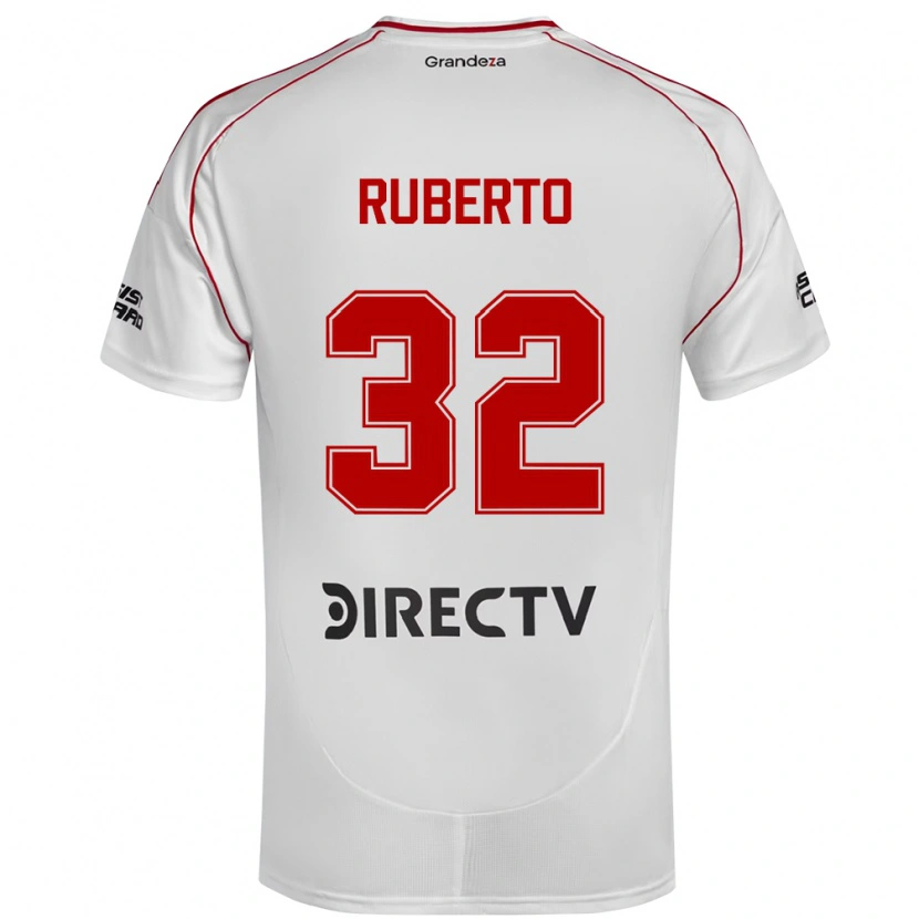 Danxen Kvinder Agustín Ruberto #32 Burgundy Magenta Hjemmebane Spillertrøjer 2025/26 Trøje T-Shirt