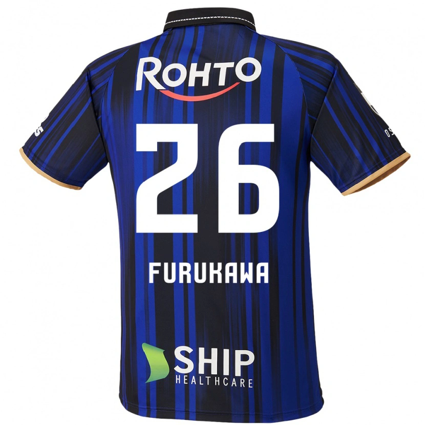 Danxen Kvinder Kanta Furukawa #26 Blå Hvid Sort Hjemmebane Spillertrøjer 2025/26 Trøje T-Shirt