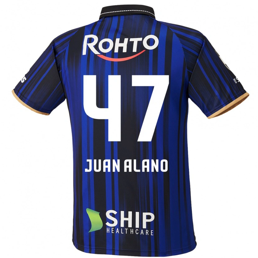 Danxen Kvinder Juan Alano #47 Hvid Blå Sort Hjemmebane Spillertrøjer 2025/26 Trøje T-Shirt