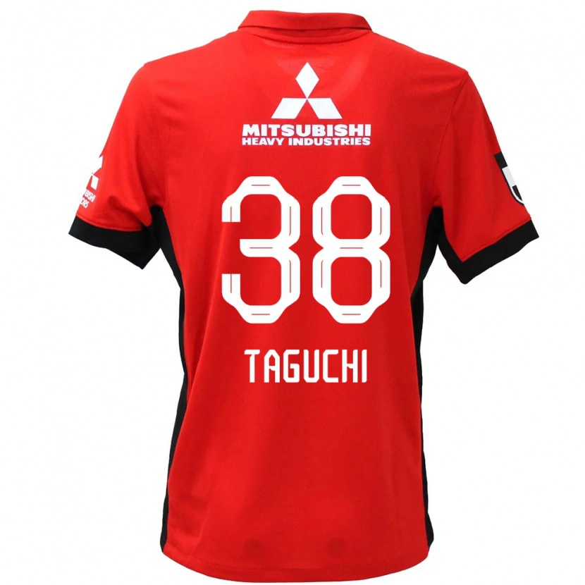 Danxen Kvinder Keita Taguchi #38 Hvid Sort Hjemmebane Spillertrøjer 2025/26 Trøje T-Shirt