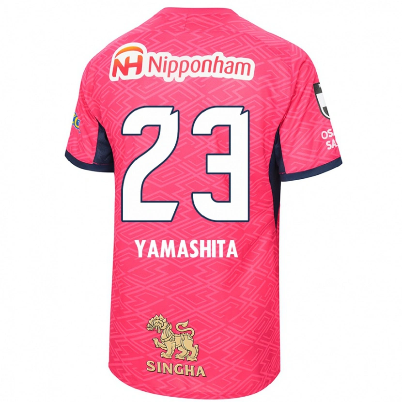Danxen Kvinder Tatsuya Yamashita #23 Hvid Sakura Pink Hjemmebane Spillertrøjer 2025/26 Trøje T-Shirt