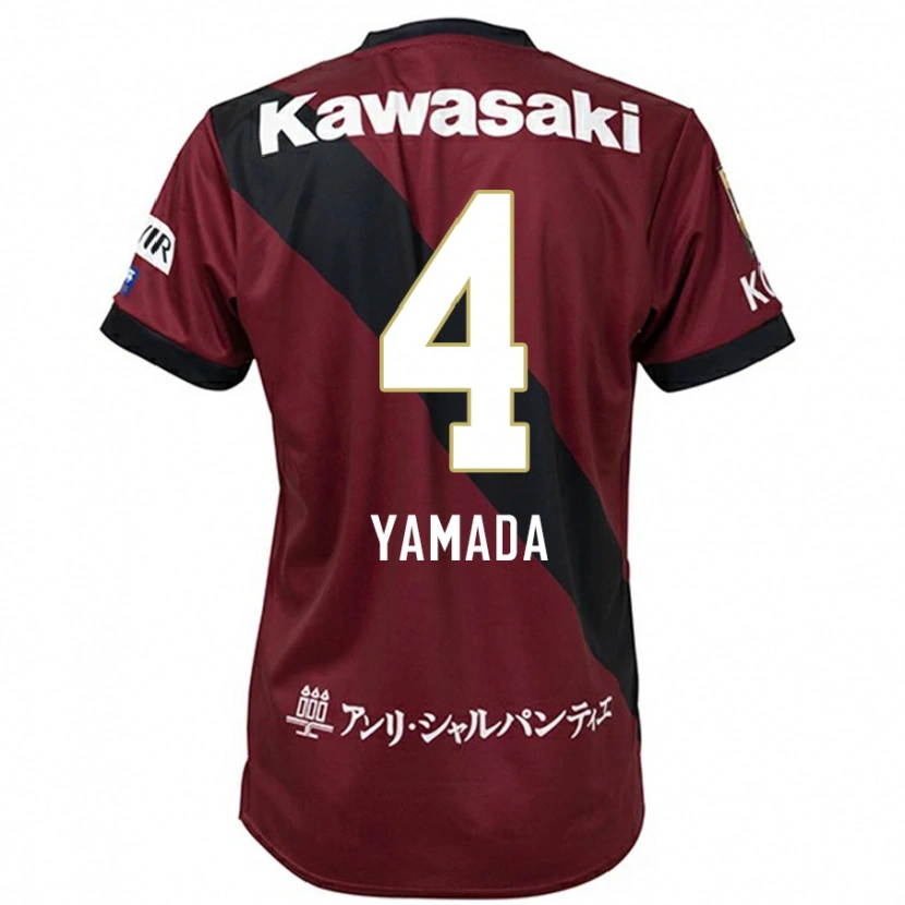 Danxen Kvinder Kaito Yamada #4 Hvid Sort Hjemmebane Spillertrøjer 2025/26 Trøje T-Shirt