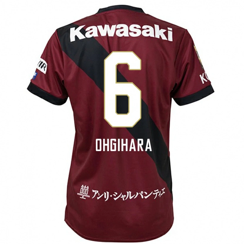 Danxen Kvinder Takahiro Ogihara #6 Hvid Sort Hjemmebane Spillertrøjer 2025/26 Trøje T-Shirt
