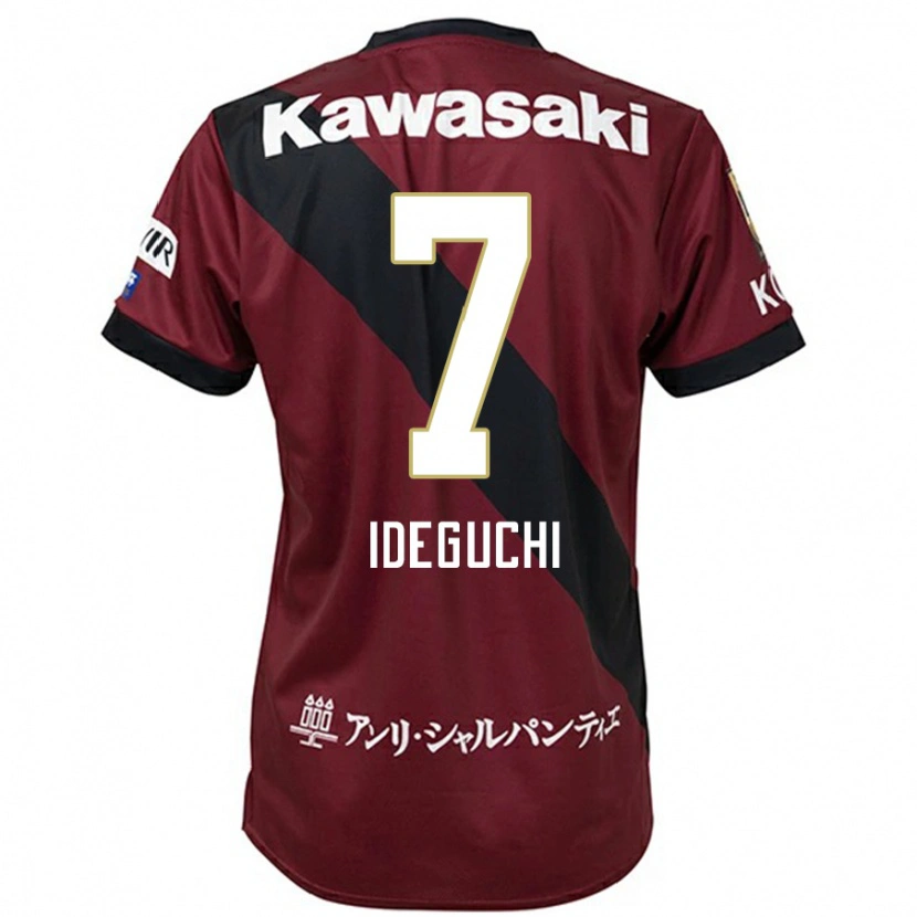 Danxen Kvinder Yosuke Ideguchi #7 Hvid Sort Hjemmebane Spillertrøjer 2025/26 Trøje T-Shirt