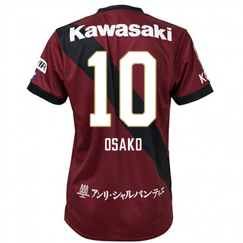 Danxen Kvinder Yuya Osako #10 Hvid Sort Hjemmebane Spillertrøjer 2025/26 Trøje T-Shirt