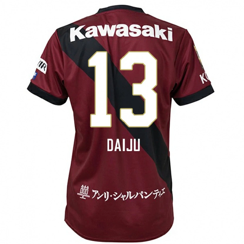 Danxen Kvinder Daiju Sasaki #13 Hvid Sort Hjemmebane Spillertrøjer 2025/26 Trøje T-Shirt