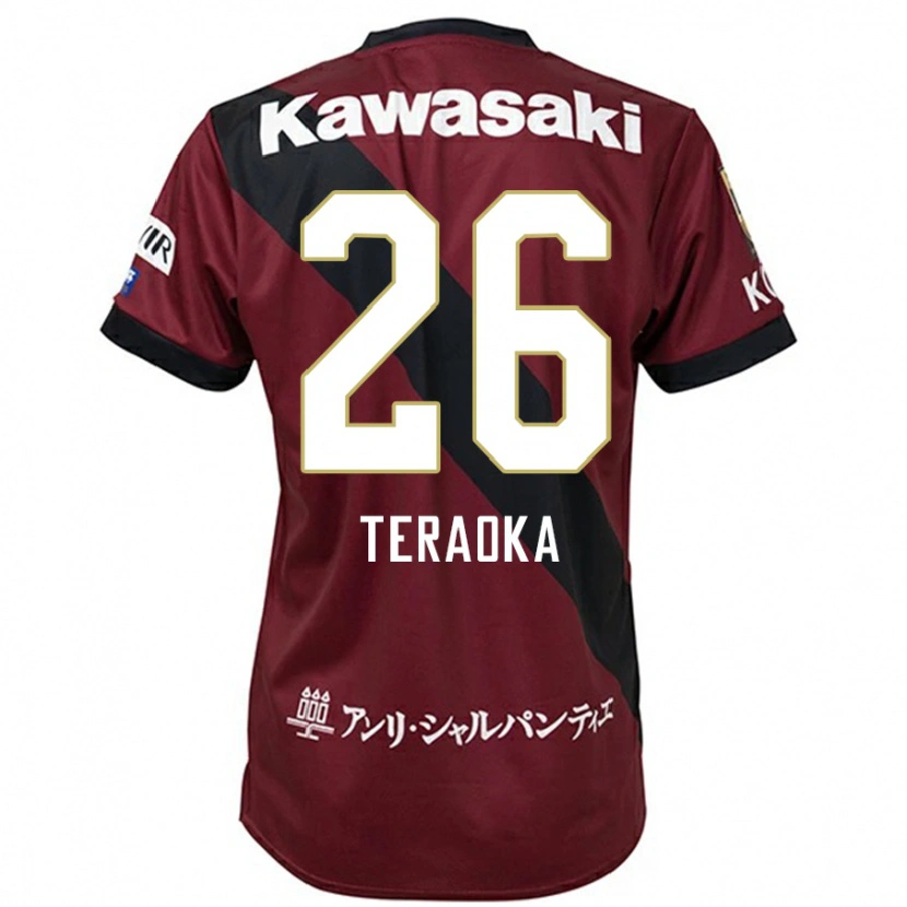 Danxen Kvinder Yuma Teraoka #26 Hvid Sort Hjemmebane Spillertrøjer 2025/26 Trøje T-Shirt