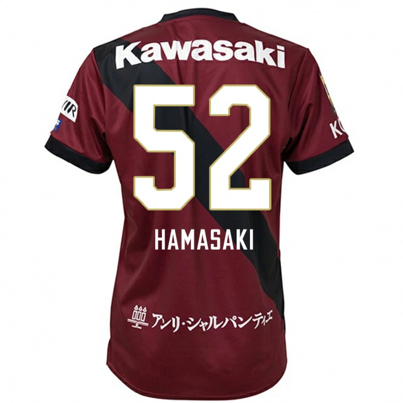 Danxen Kvinder Kento Hamasaki #52 Hvid Sort Hjemmebane Spillertrøjer 2025/26 Trøje T-Shirt