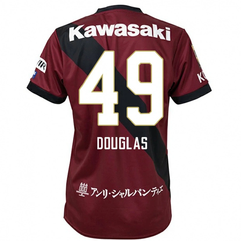 Danxen Kvinder Douglas #49 Hvid Sort Hjemmebane Spillertrøjer 2025/26 Trøje T-Shirt