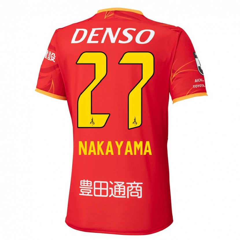 Danxen Kvinder Katsuhiro Nakayama #27 Hvid Rød Hjemmebane Spillertrøjer 2025/26 Trøje T-Shirt