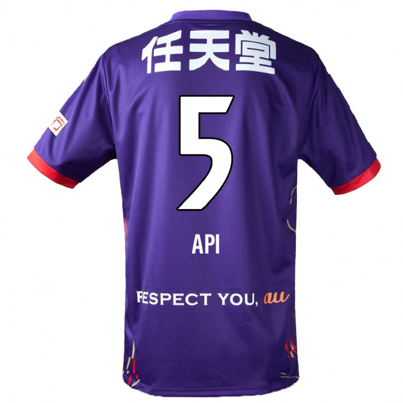 Danxen Kvinder Hisashi Appiah Tawiah #5 Hvid Lilla Sort Hjemmebane Spillertrøjer 2025/26 Trøje T-Shirt