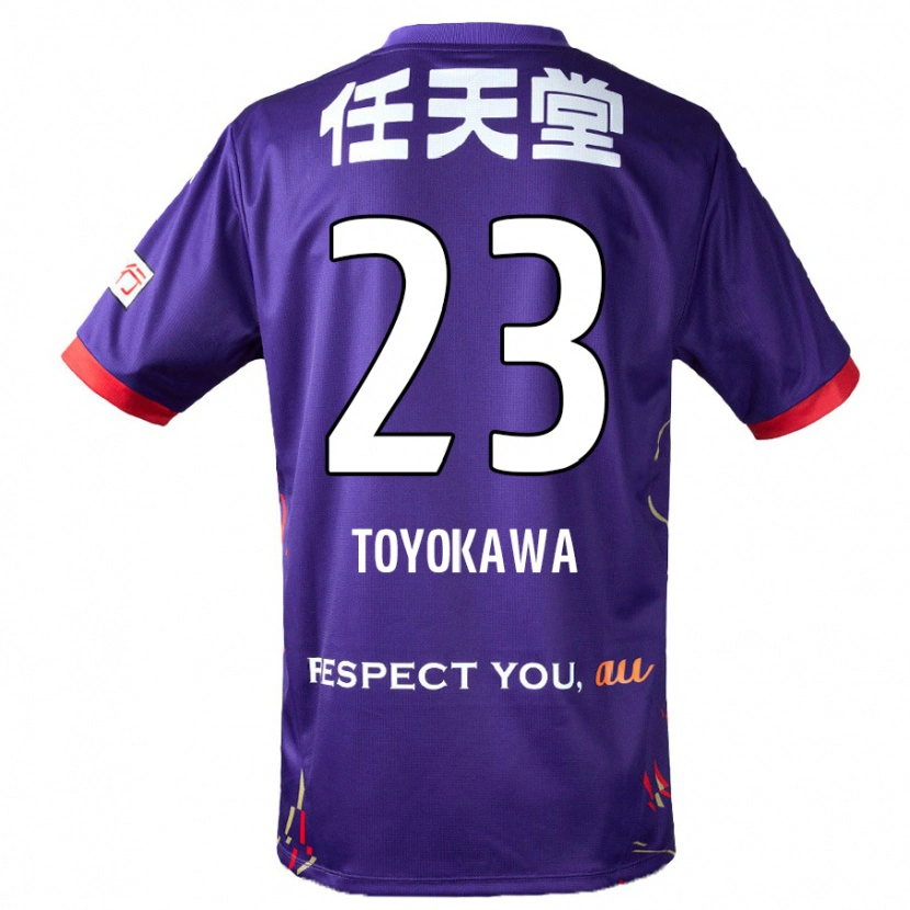 Danxen Kvinder Yuta Toyokawa #23 Hvid Lilla Sort Hjemmebane Spillertrøjer 2025/26 Trøje T-Shirt