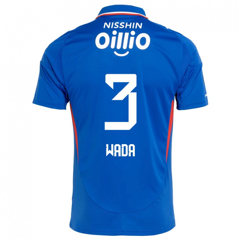 Danxen Kvinder Yusei Wada #3 Hvid Royal Blå Hjemmebane Spillertrøjer 2025/26 Trøje T-Shirt