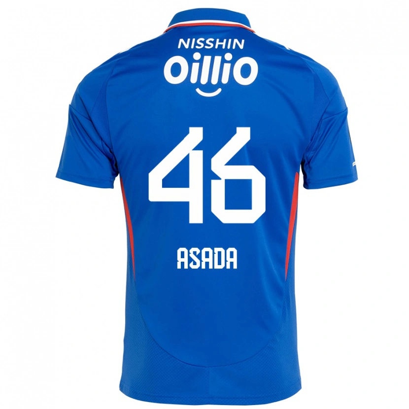 Danxen Kvinder Hiroto Asada #46 Hvid Royal Blå Hjemmebane Spillertrøjer 2025/26 Trøje T-Shirt