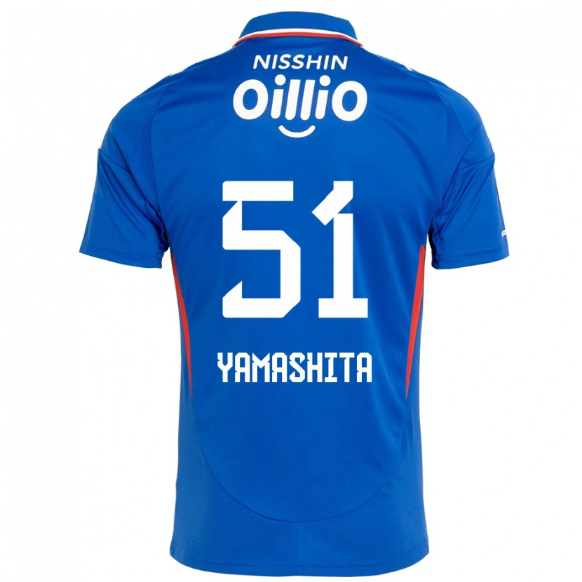 Danxen Kvinder Shoma Yamashita #51 Hvid Royal Blå Hjemmebane Spillertrøjer 2025/26 Trøje T-Shirt