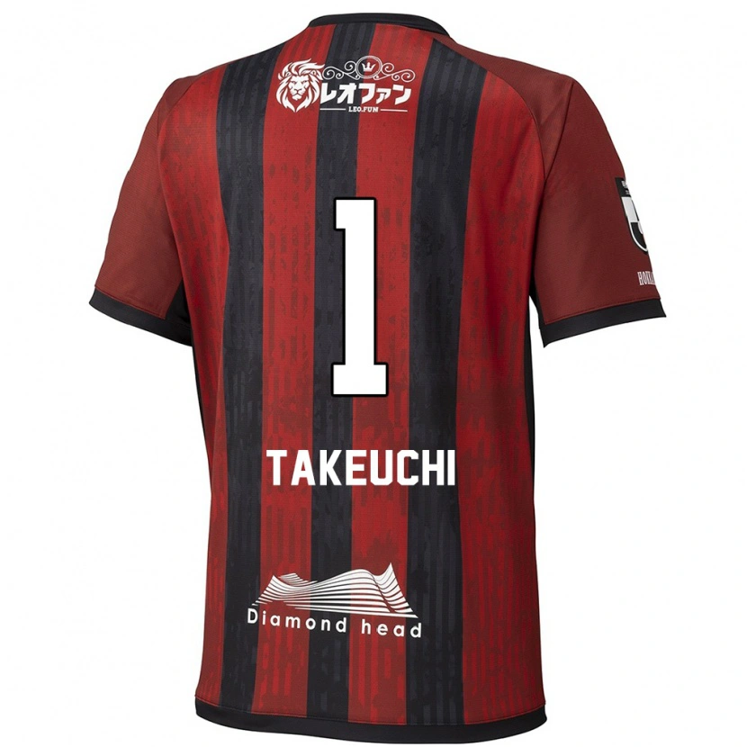 Danxen Kvinder Ryuma Takeuchi #1 Blå Rød Hjemmebane Spillertrøjer 2025/26 Trøje T-Shirt