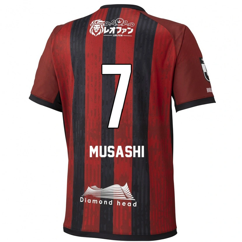 Danxen Kvinder Musashi Suzuki #7 Blå Rød Hjemmebane Spillertrøjer 2025/26 Trøje T-Shirt