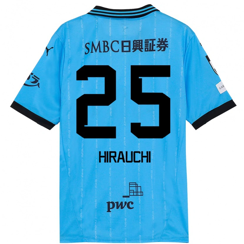 Danxen Kvinder Issei Hirauchi #25 Hvid Himmelblå Hjemmebane Spillertrøjer 2025/26 Trøje T-Shirt
